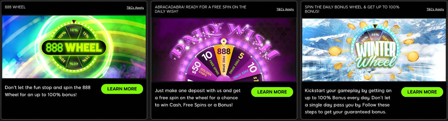 888Casino Promos