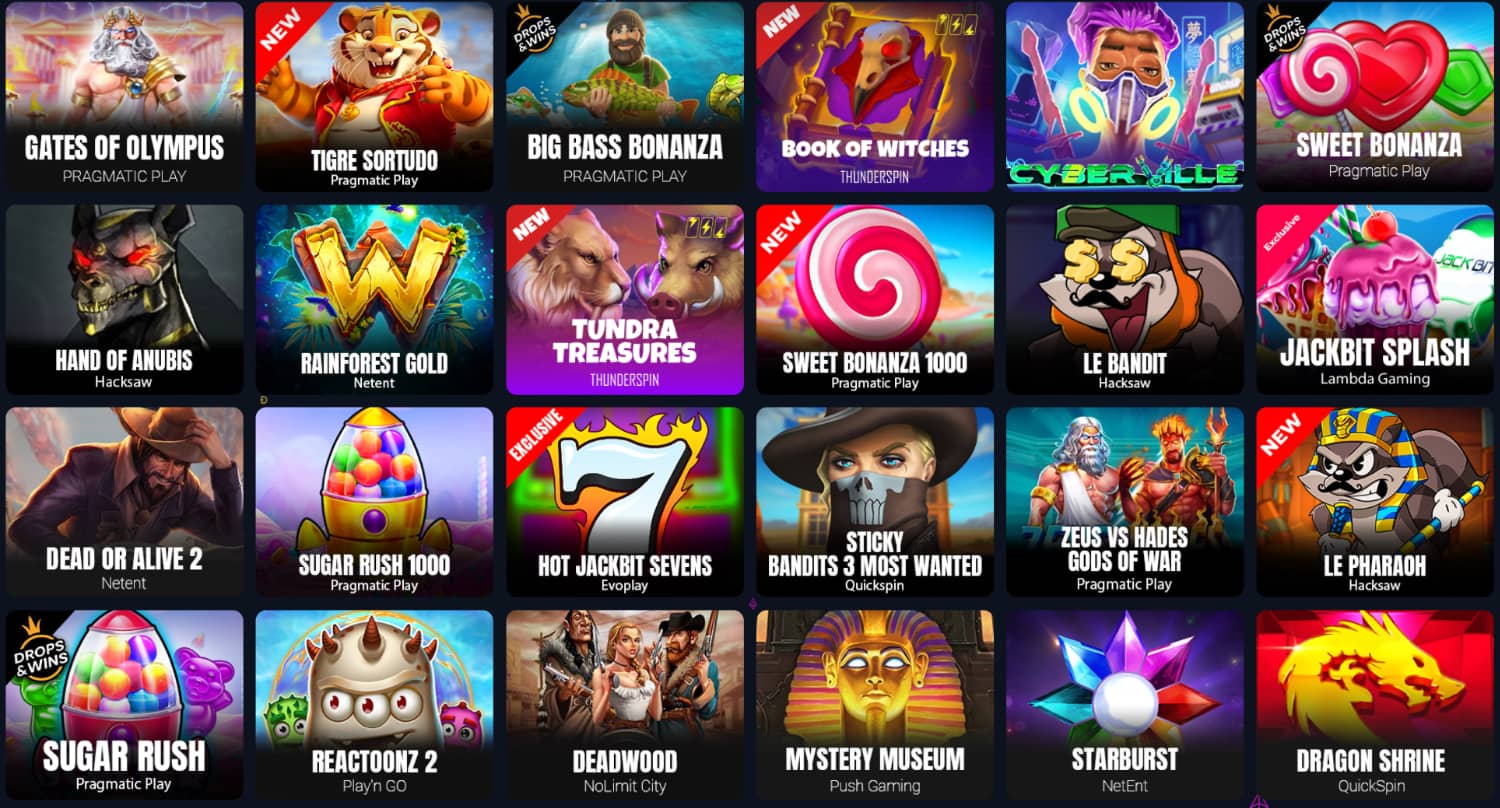 JackBit Casino Games