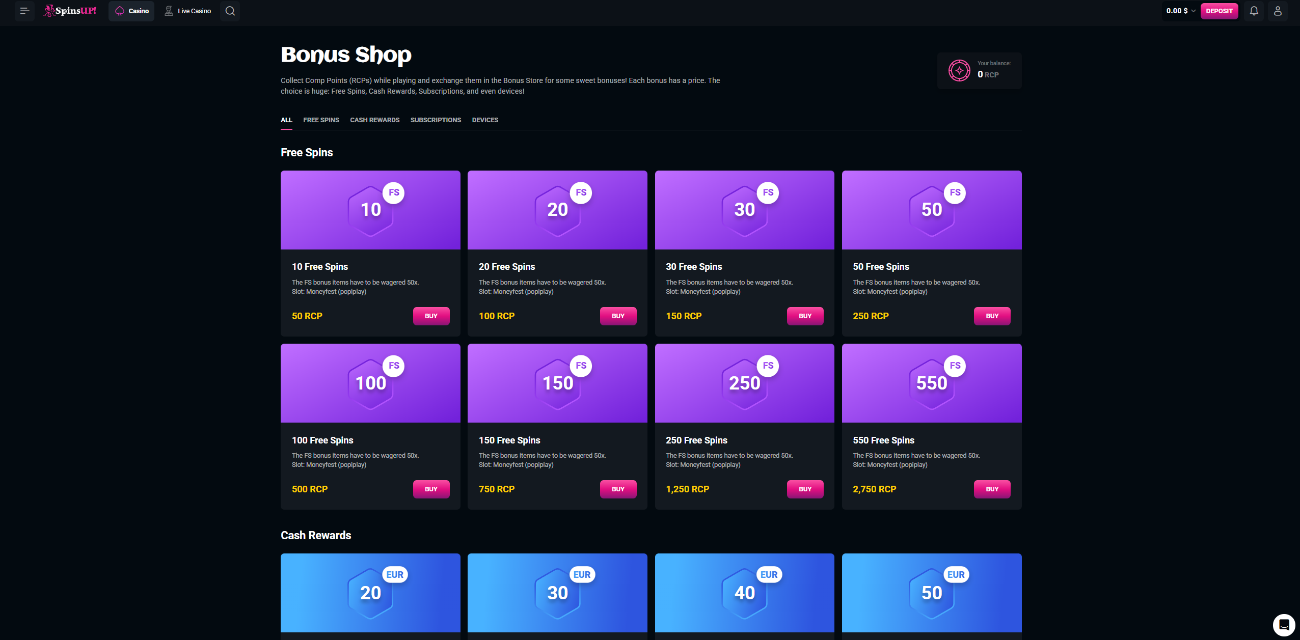 Spend Your Points on a PlayStation or a Netflix Sub: The SpinsUp Bonus Shop