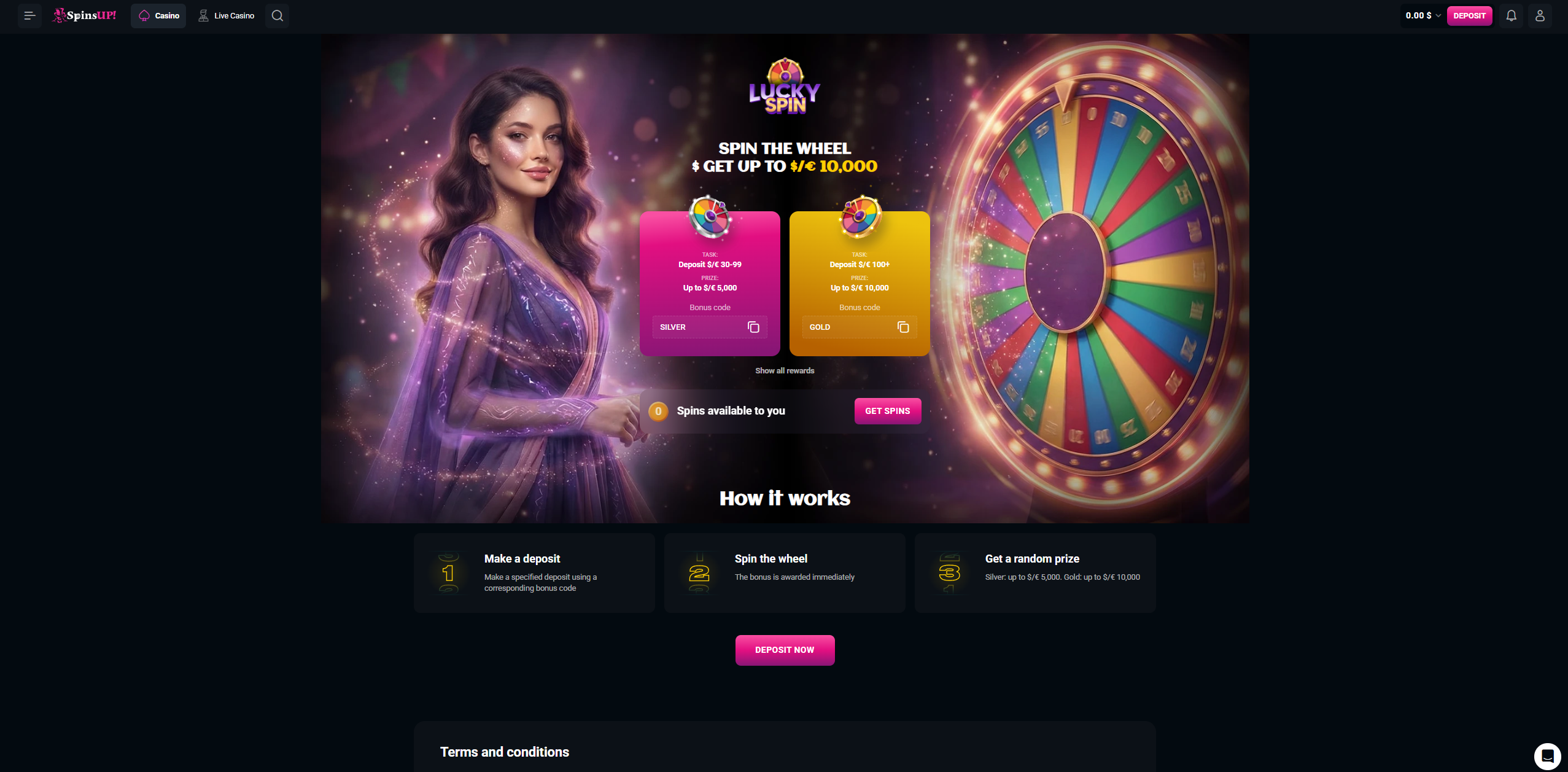 Lucky Spin: Silver and Gold Wheel Prizes up to د.إ36,700