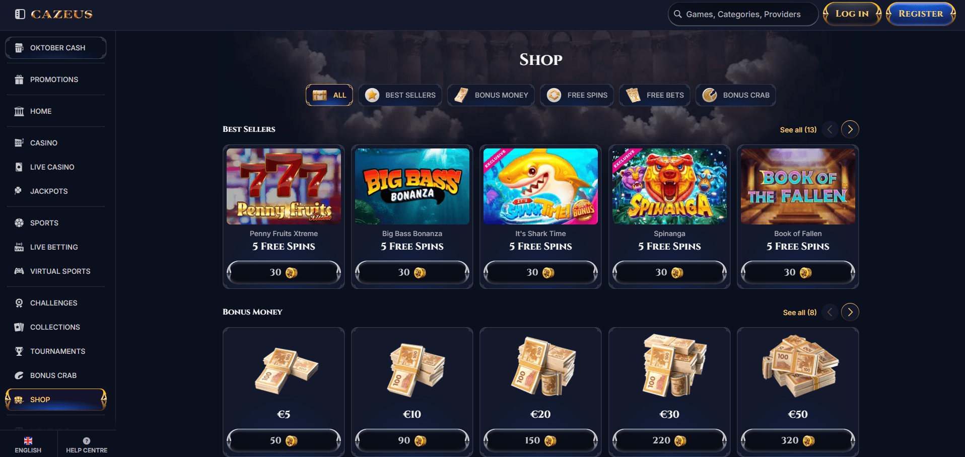 CaZeus Coins Store