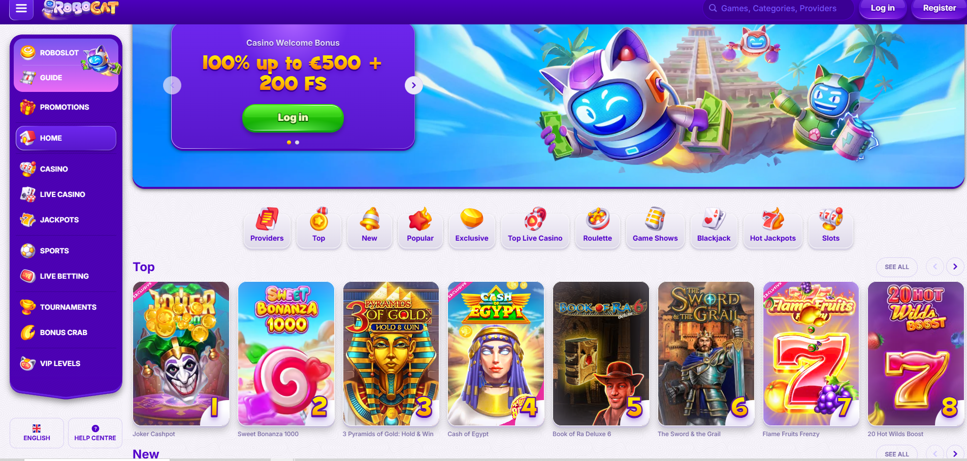 Pros and Cons of Robocat Casino
