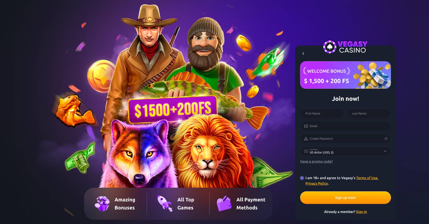 Vegasy Casino Online