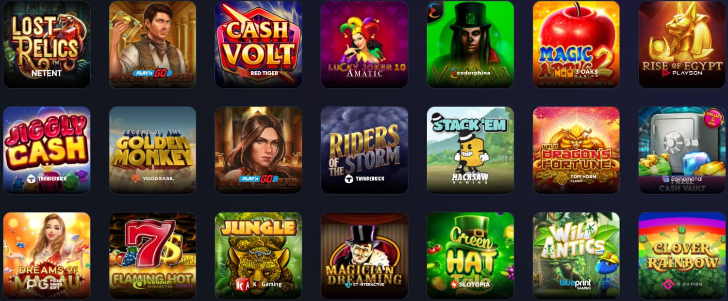 Vegasy Online Casino Popular Slot Games