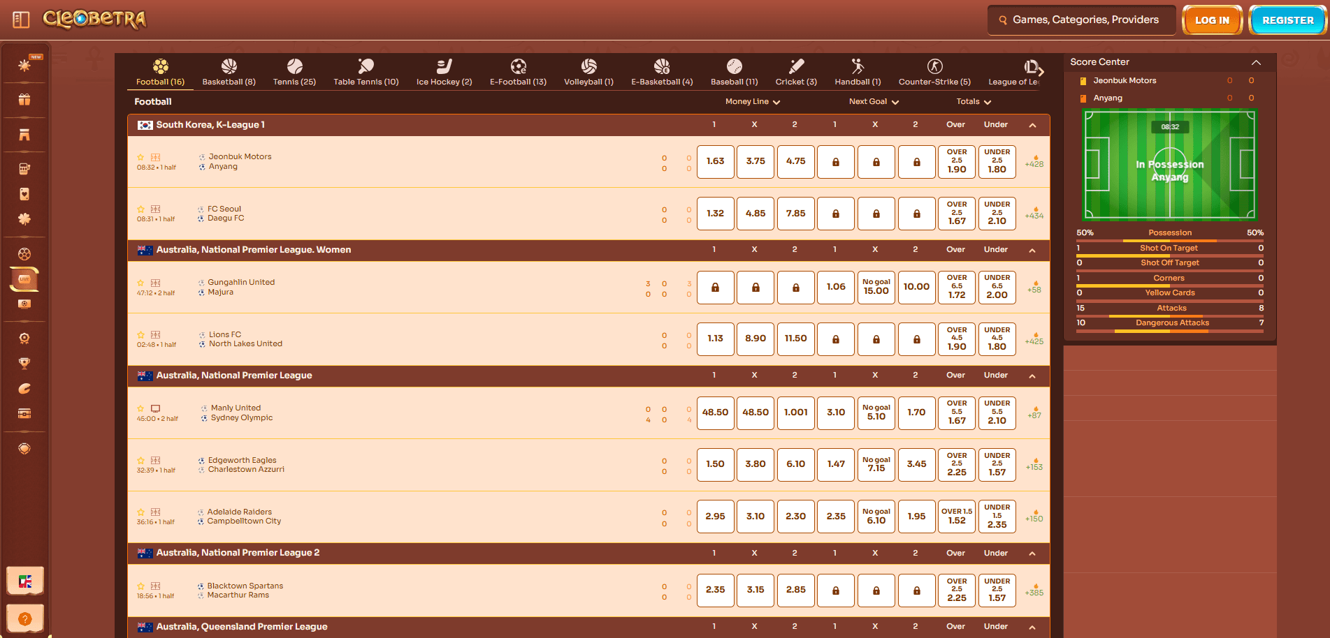 Cleobetra Sportsbook Overview