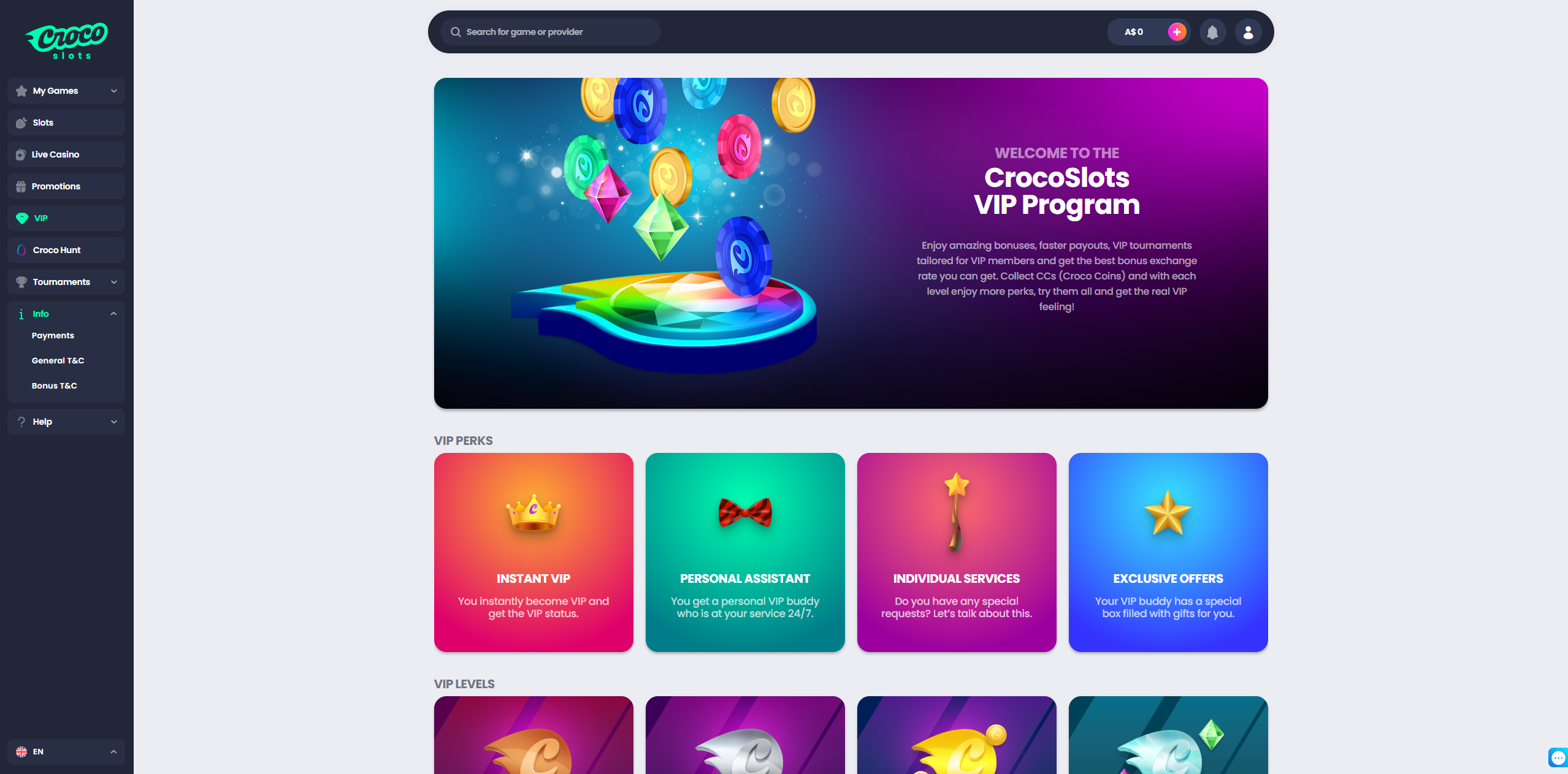 Croco Coins and the Loyalty Ladder