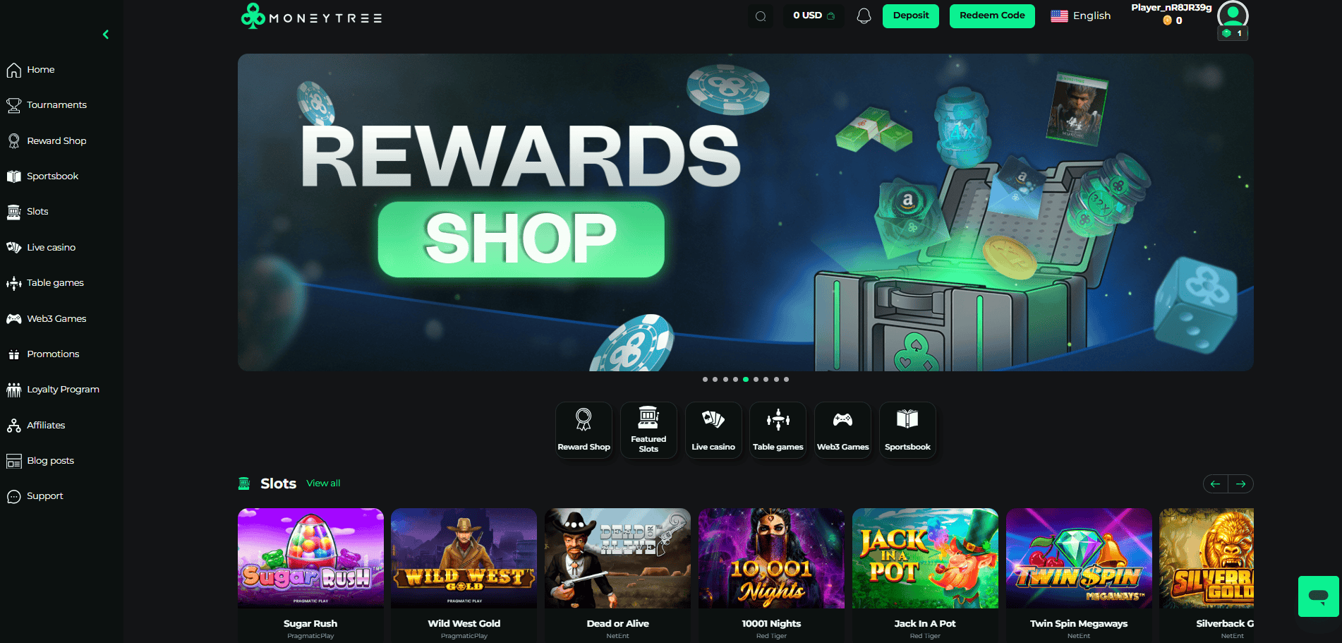 Moneytree HomePage