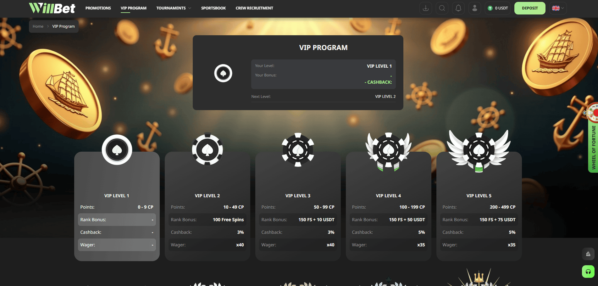 VIP Club WillBet