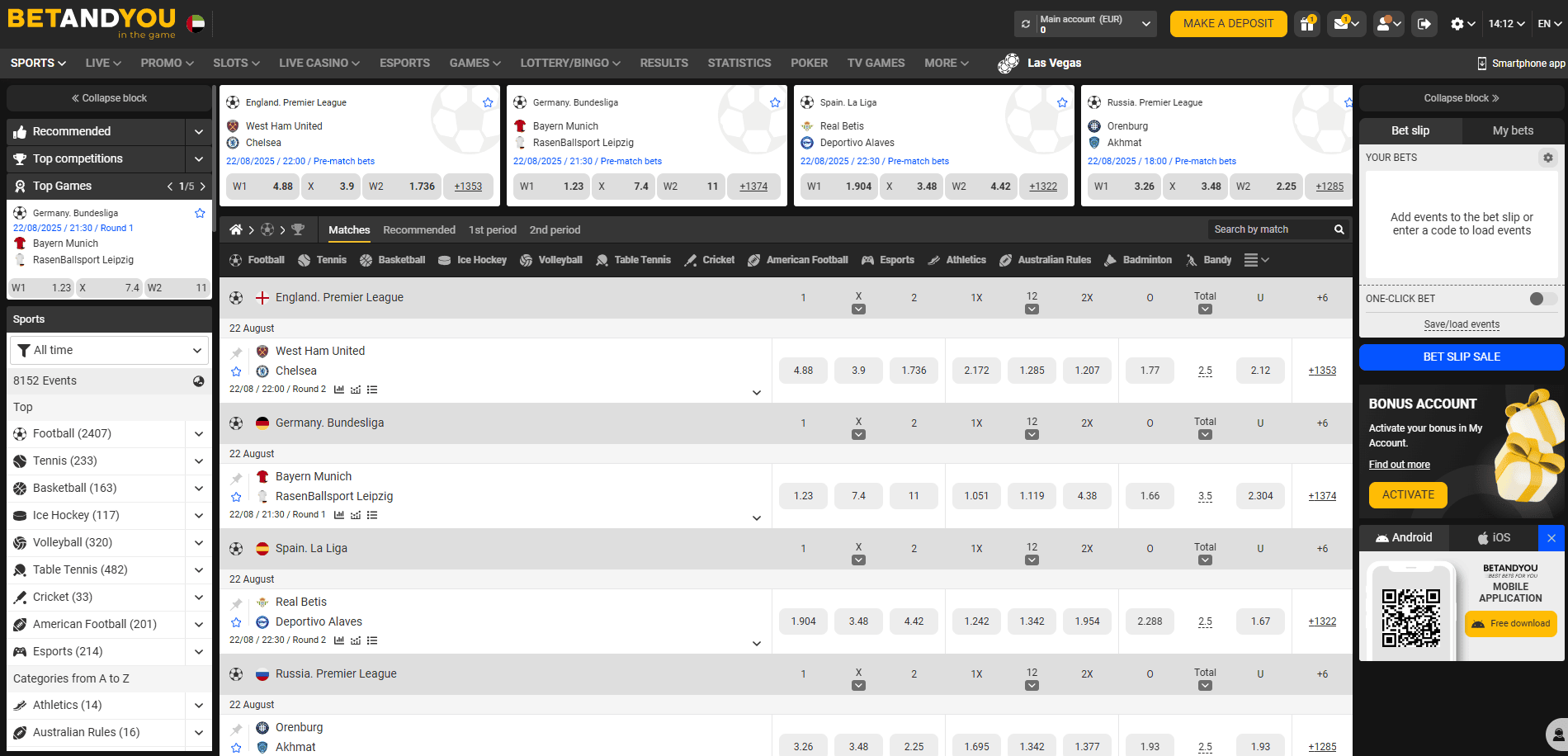 BETANDYOU Sportsbook Overview