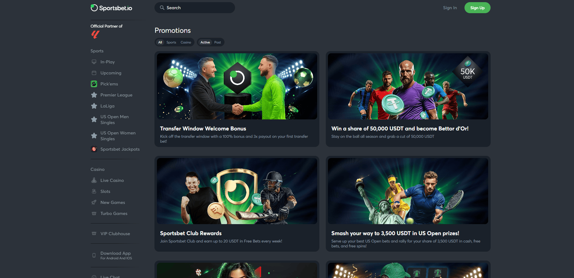Bonuses and Promotions at Sportsbet.io
