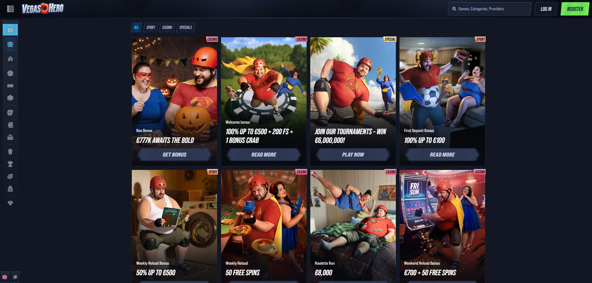 Bonuses and Promotions at VegasHero