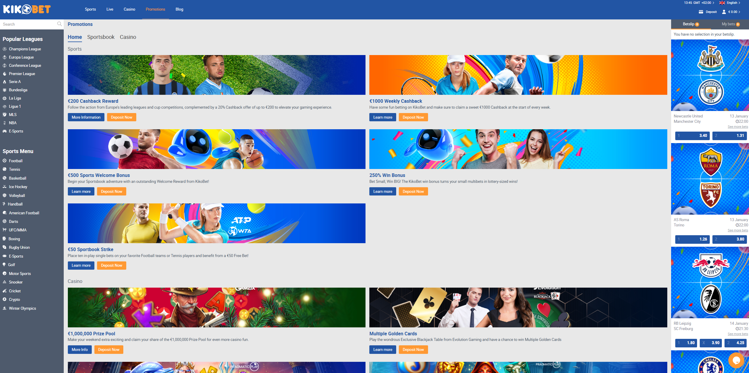 Bonuses and Promotions at Kikobet