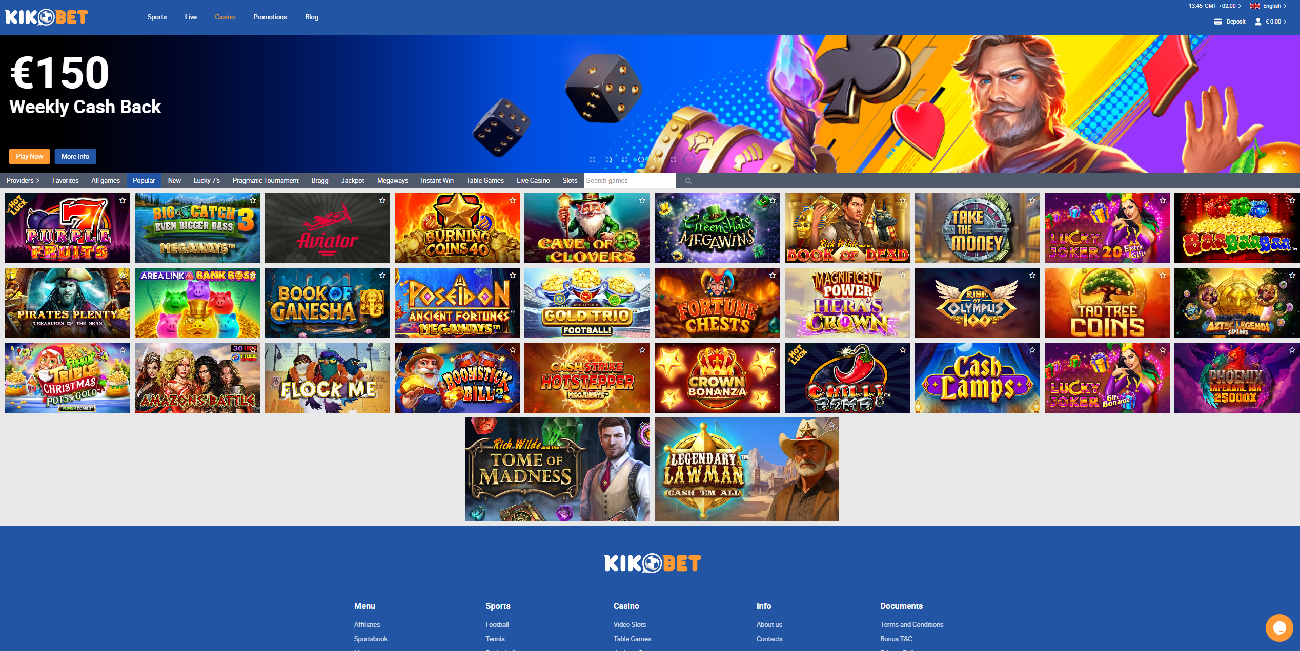 Game Selection at Kikobet Casino