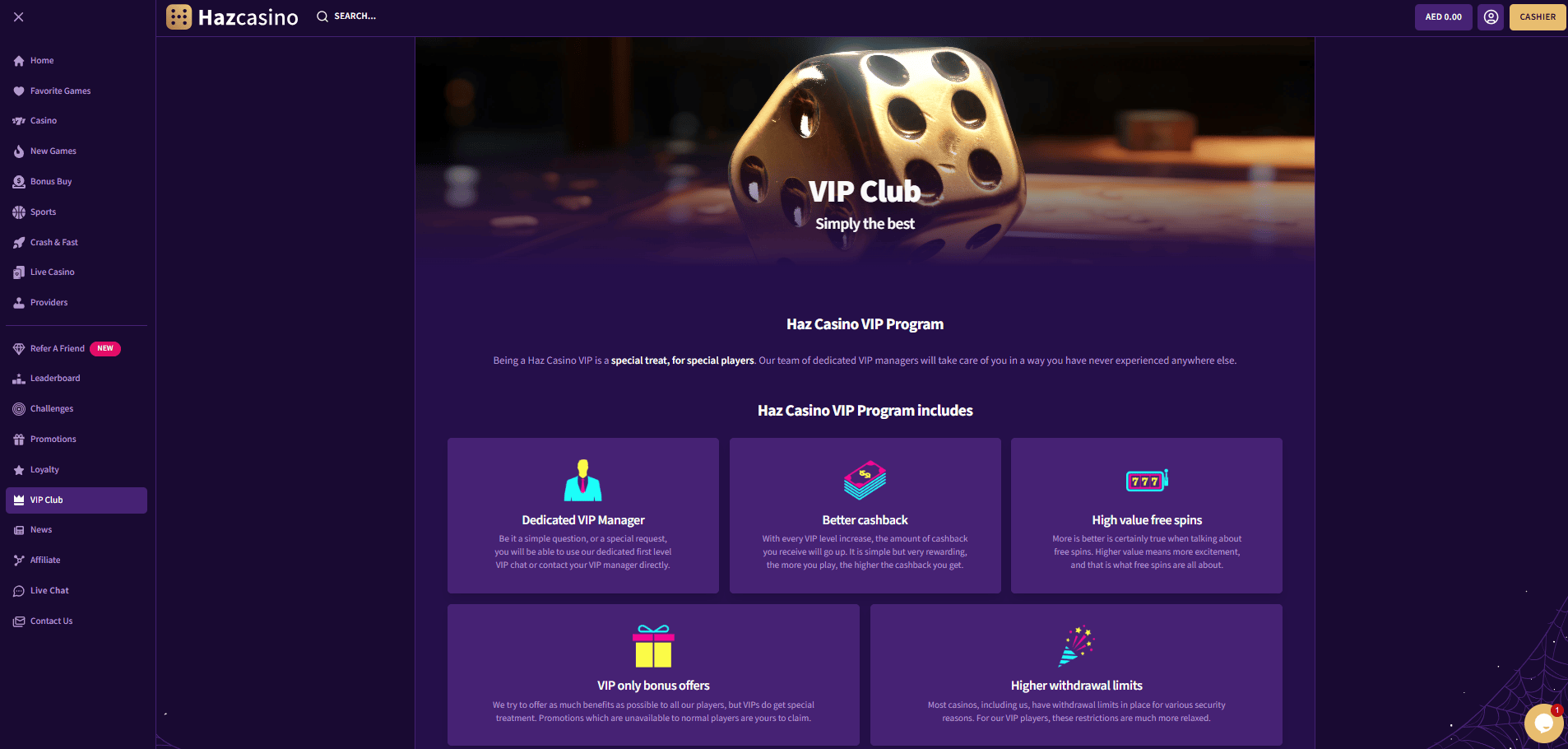 VIP Program and Loyalty Rewards