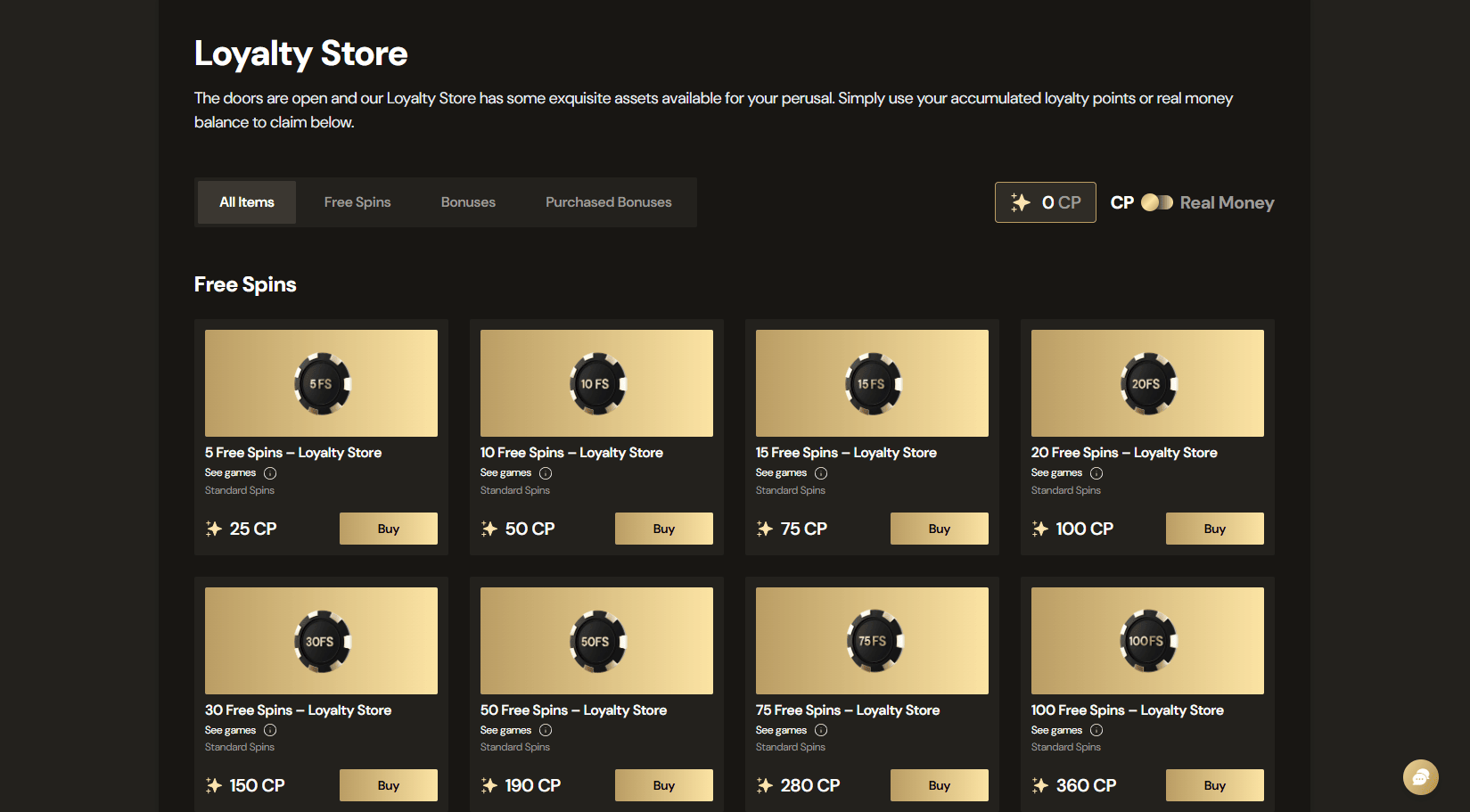 The Lucky Ones Casino store