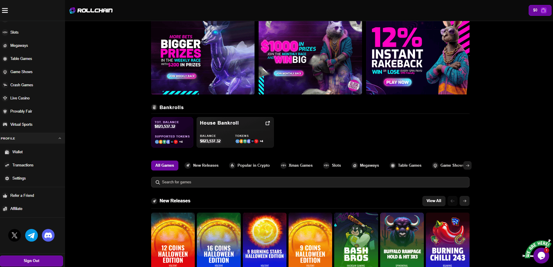 ROLLCHAIN Online Casino