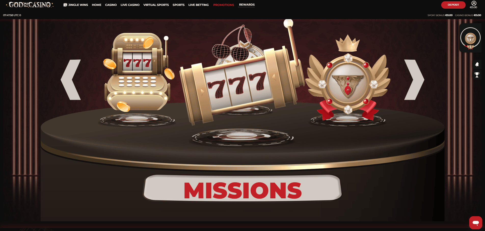 Missions, Shop, and Mini Games