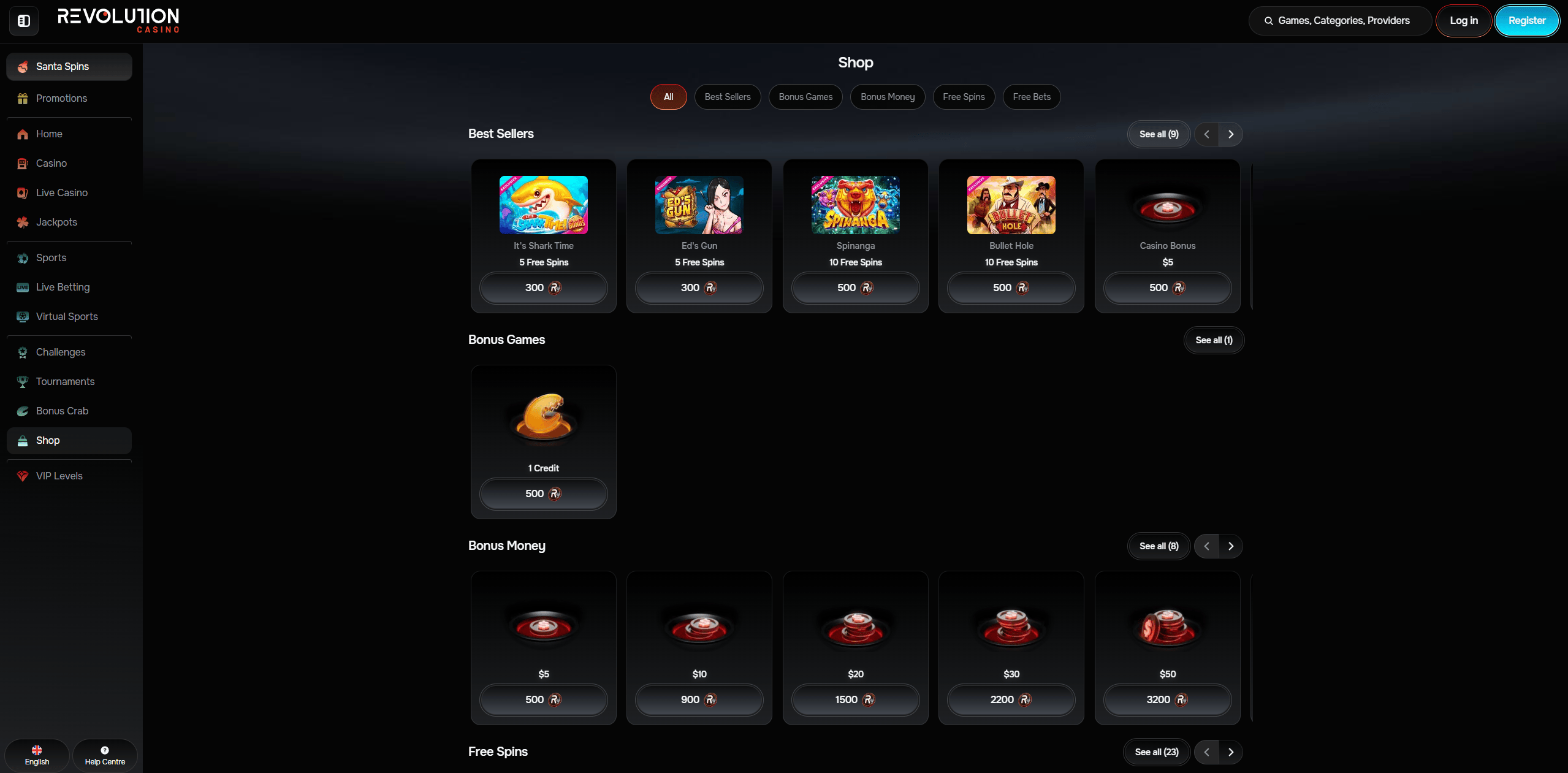 Revolution Coins Store