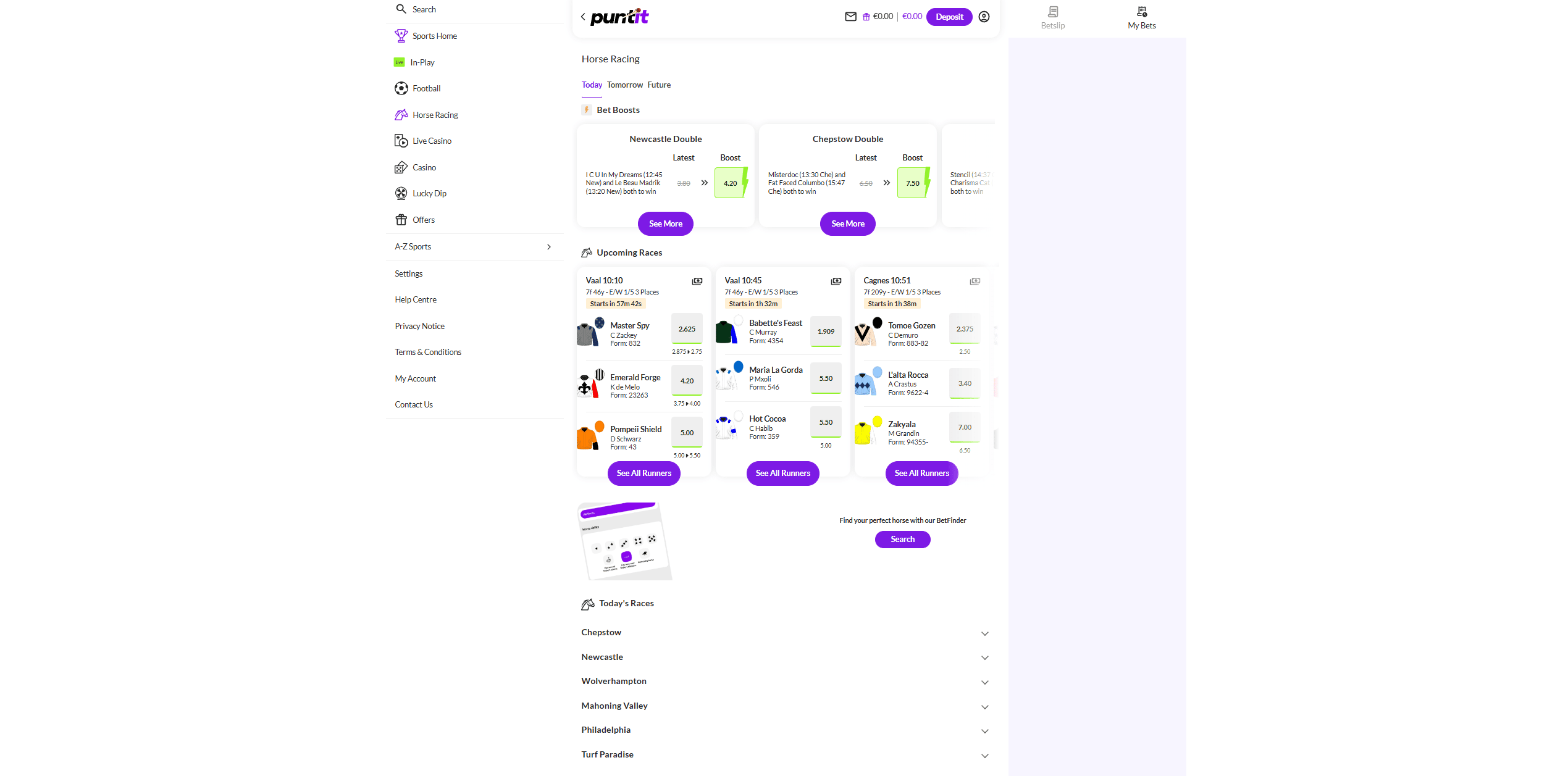 Horse Racing at Puntit