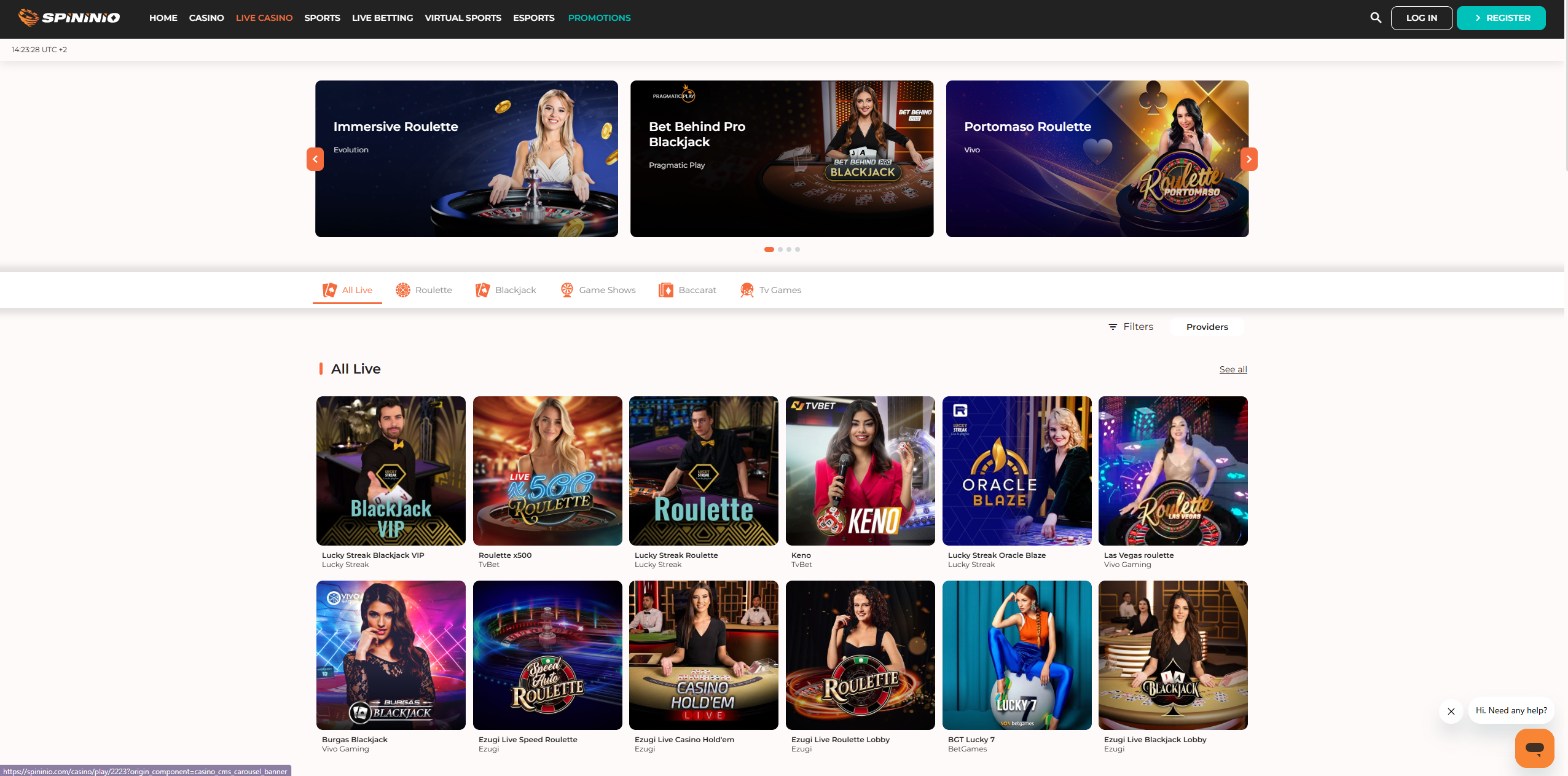 Spininio Game Library