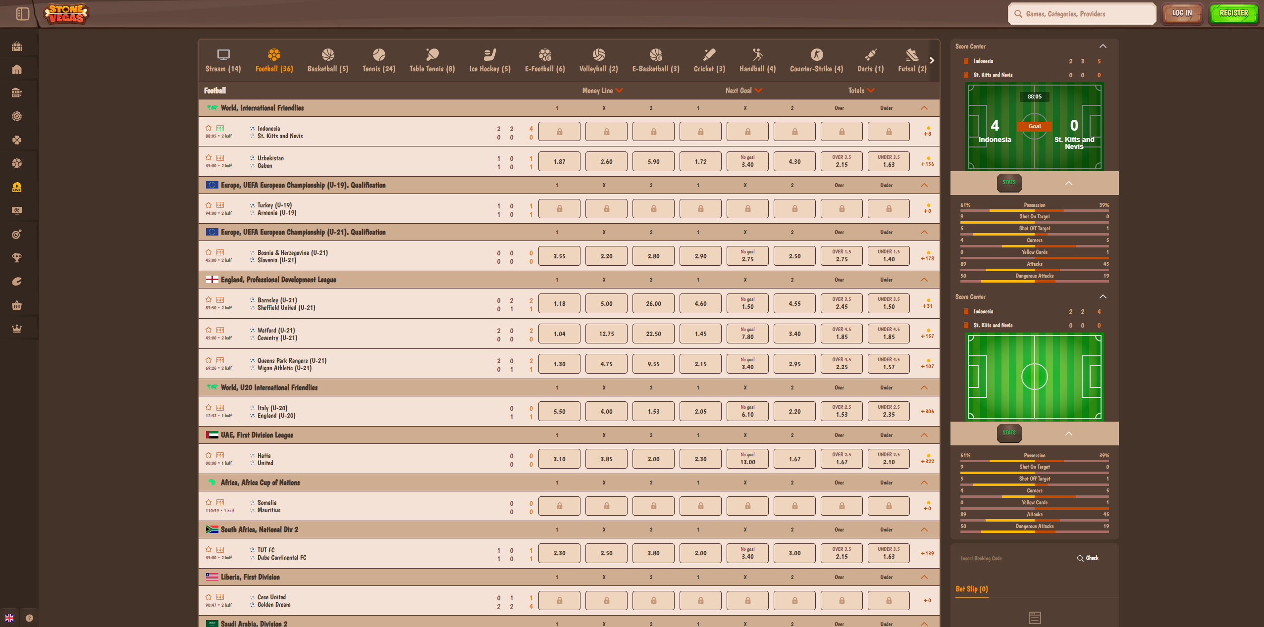 StoneVegas Sportsbook Overview
